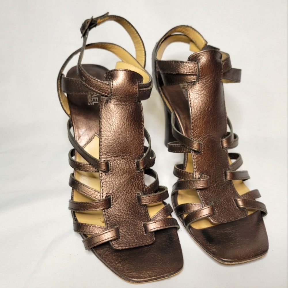 Vintage Michael Kors Bronze Gladiator Sandles 9m